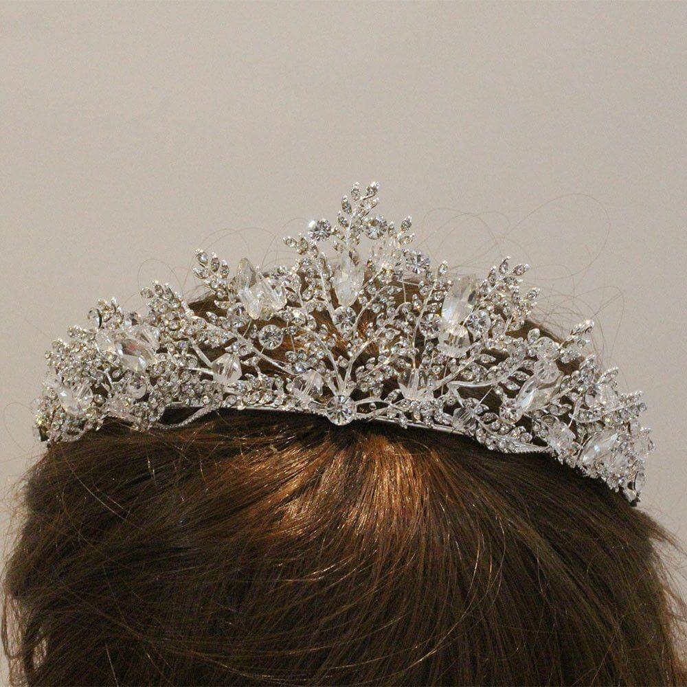 اكسسوار شعر تاج كرستال اكسسوارات شعر متوفر 2 لون