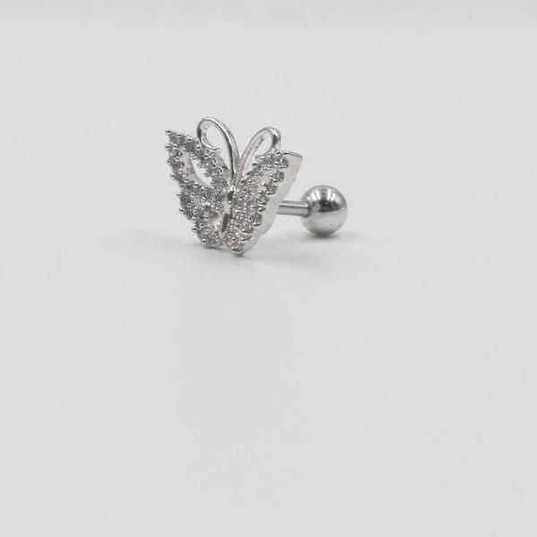 بيرسنق فراشه ديزاين بيرسنق متوفر 2 لون فضي