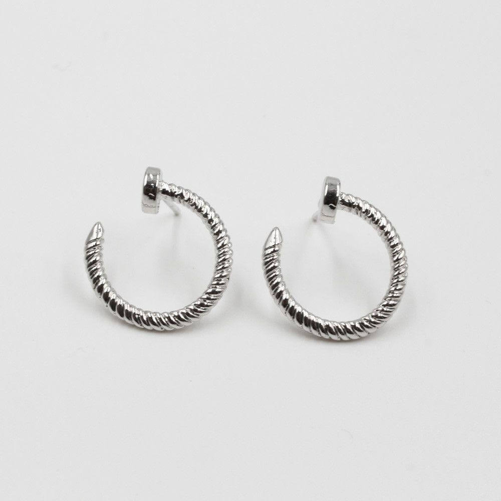 حلق كارتير مسمار مدور حلق CARTIER فضي