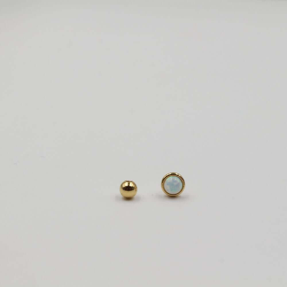 بيرسنق ناتشورال ستون ديزاين بيرسنق متوفر 1 لون ذهبي