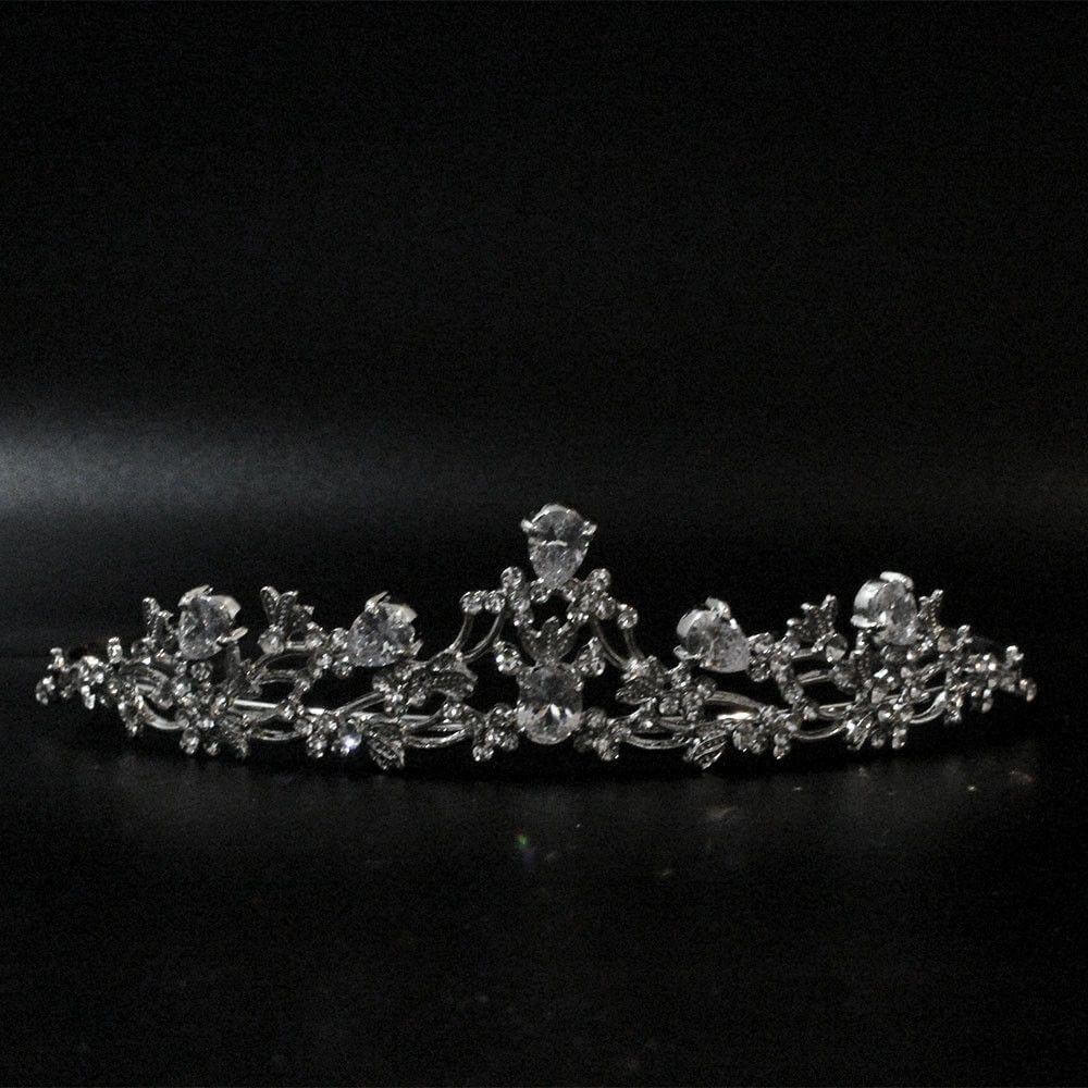 اكسسوار شعر تاج كراون اكسسوارات شعر متوفر 2 لون فضي