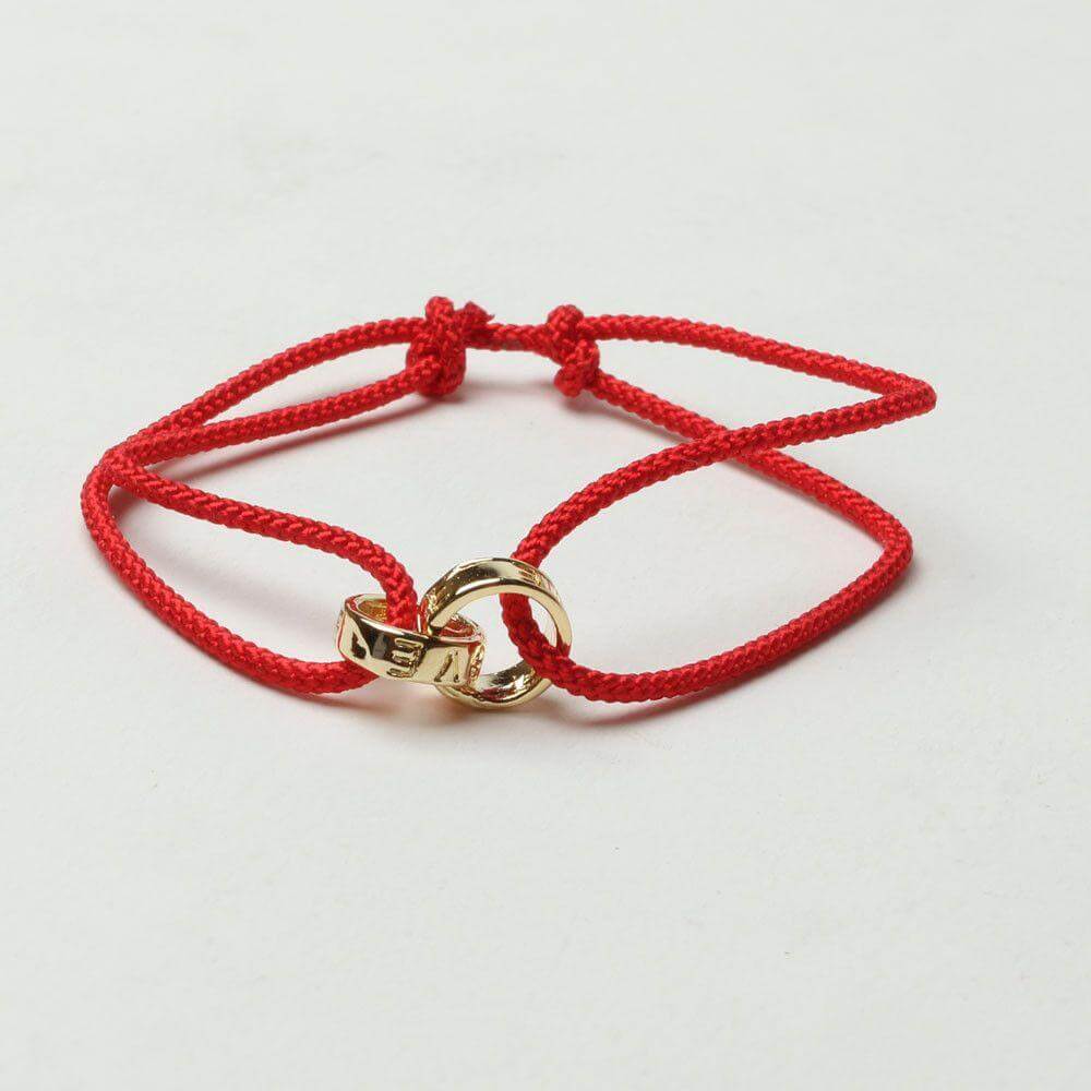 اسواره كارتير بخيط مزدوج اسواره متوفر 10 لون احمر ذهبي