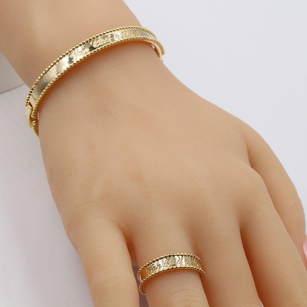 طقم اسواره وخاتم فان كليف & اربلز SLIM اسواره van cleef