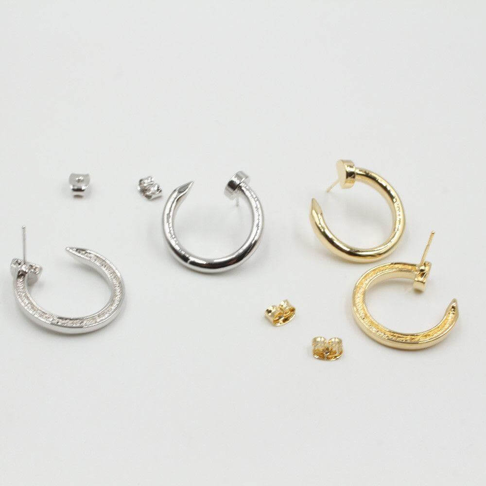 حلق كارتير مسمار مدور كبير حلق CARTIER