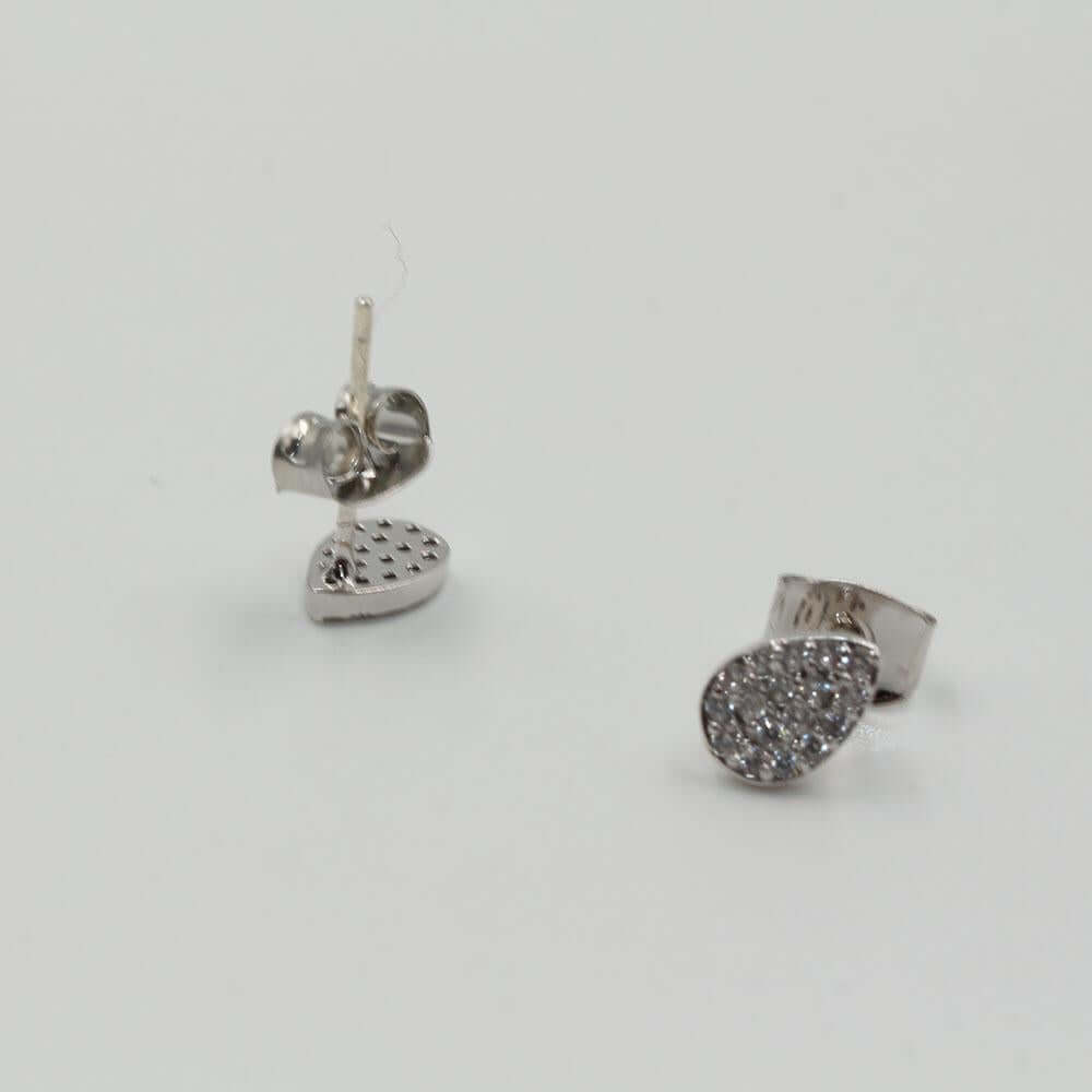 حلق زركون صغير دمعه حلق متوفر 2 لون