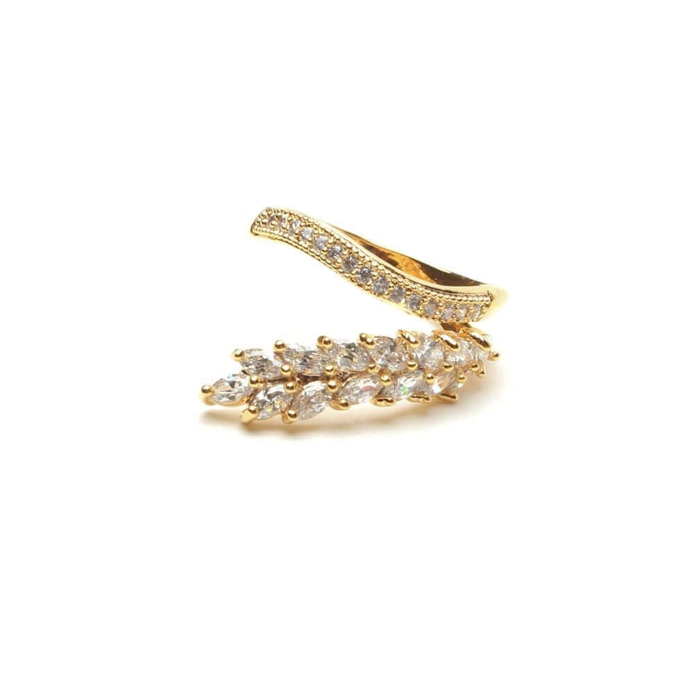 خواتم زركون تري خواتم متوفر 2 لون ذهبي 7