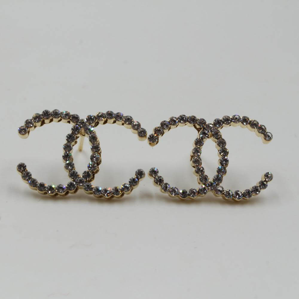 حلق شانيل كريستال لولو حلق chanel