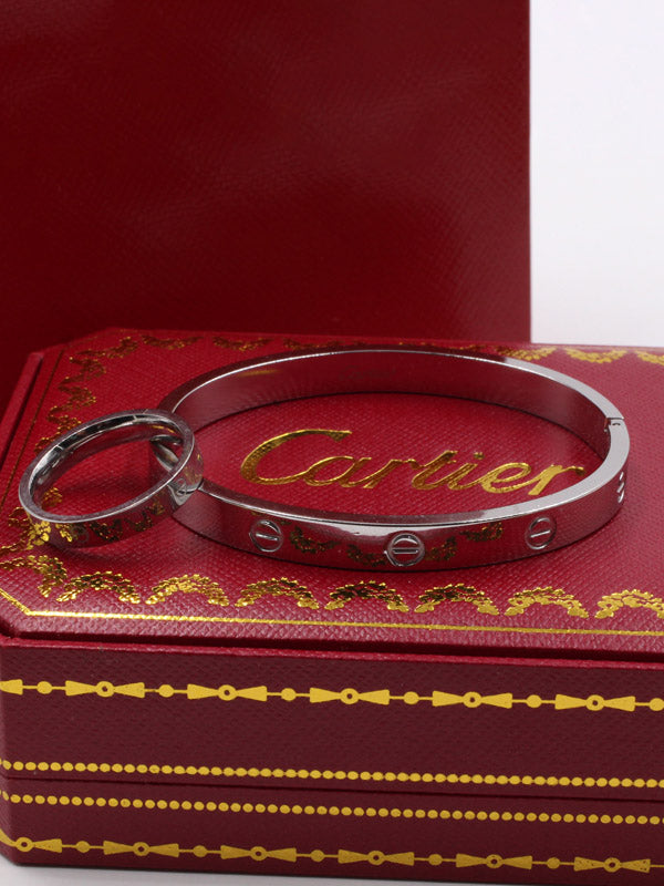 اساور كارتير مع خاتم كارتير لوقو اسواره CARTIER