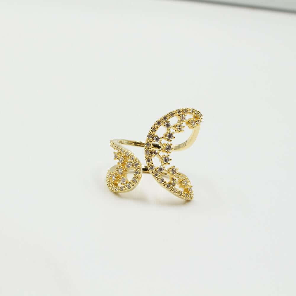 خاتم كيرف زركون تقليد الماس خواتم متوفر 2 لون