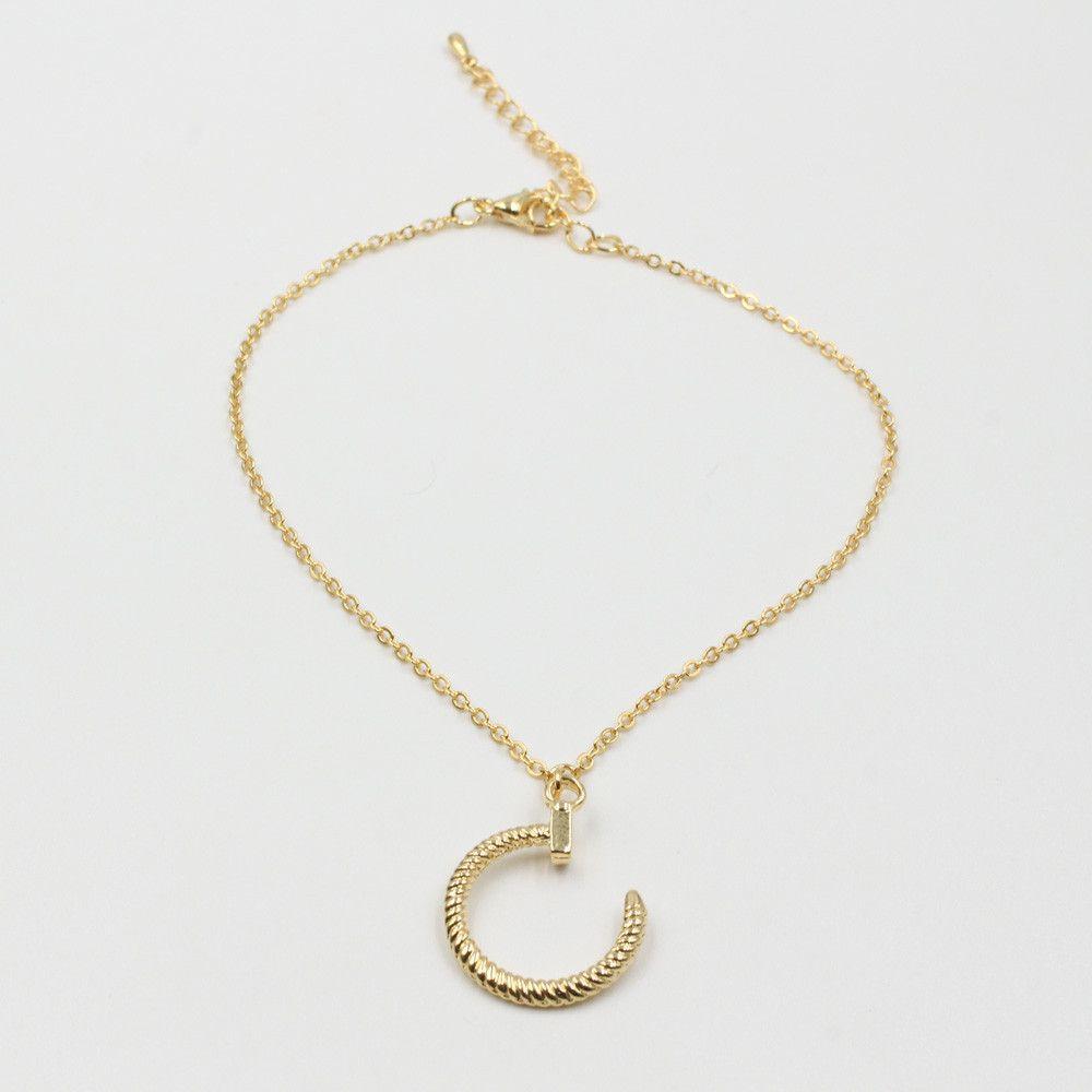 خلخال كارتير مسمار مدور خلاخل CARTIER ذهبي