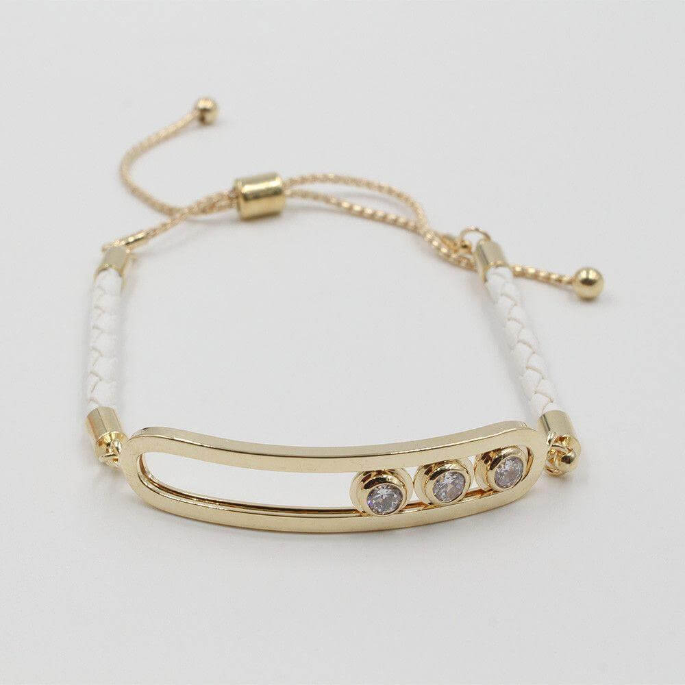 اسواره ميسيكا ليذر اند كلوز messika ابيض