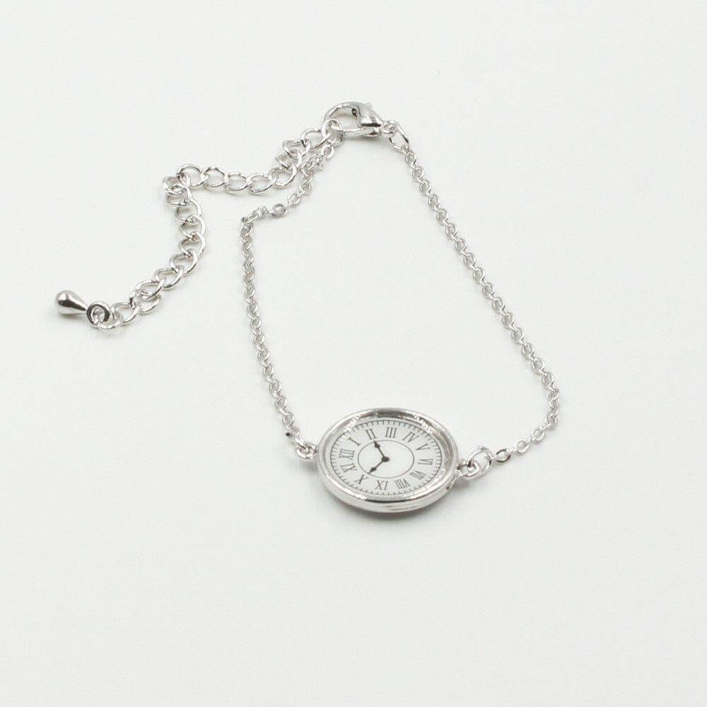 اسواره ساعه حجم وسط اسواره متوفر 2 لون فضي