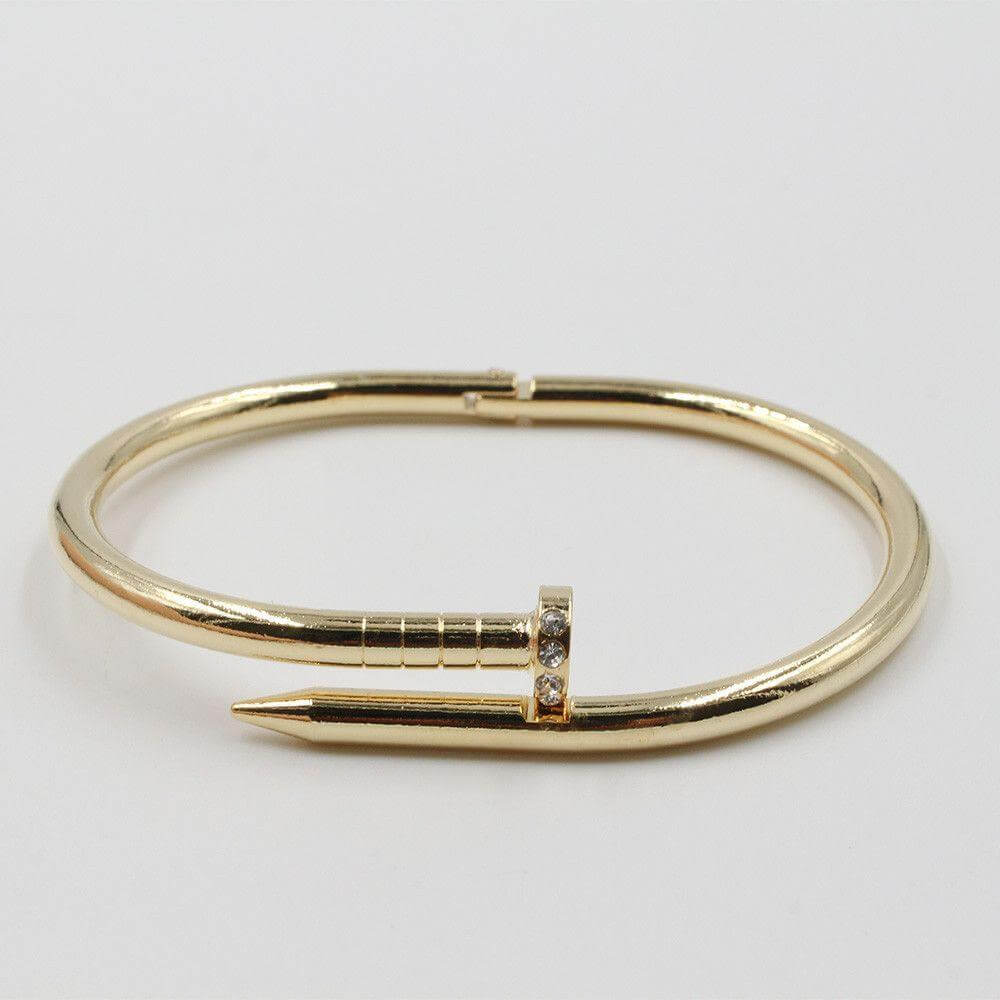 اسواره مسمار كارتير ستانلس ستيل اسواره CARTIER ذهبي