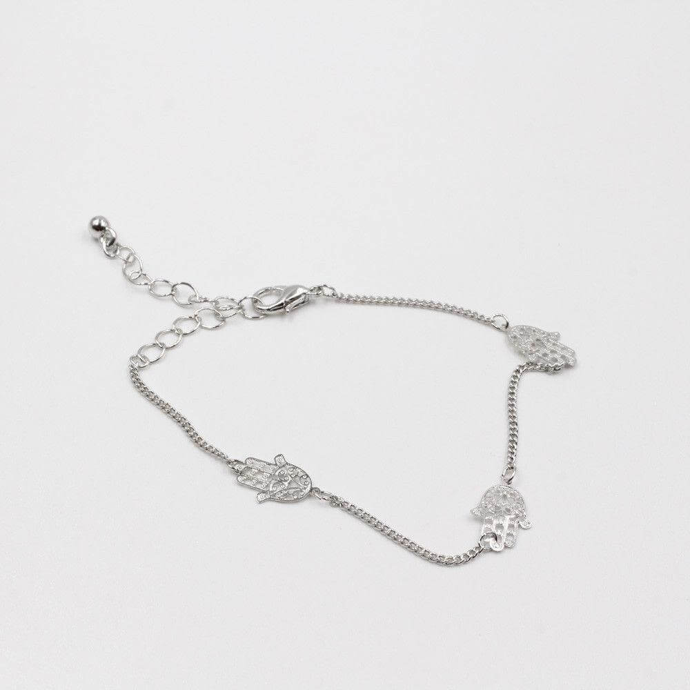 اسواره كف ناعمه اسواره متوفر 2 لون فضي