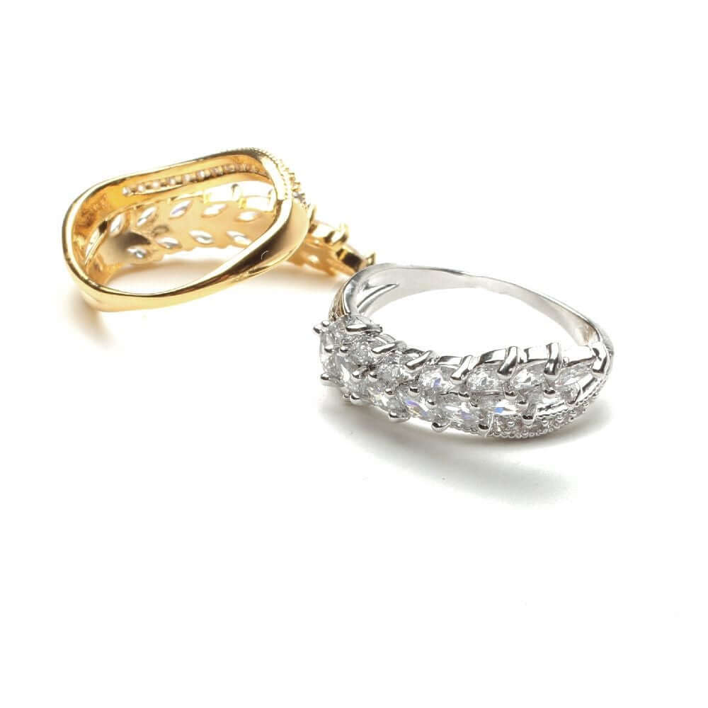 خواتم زركون تري خواتم متوفر 2 لون