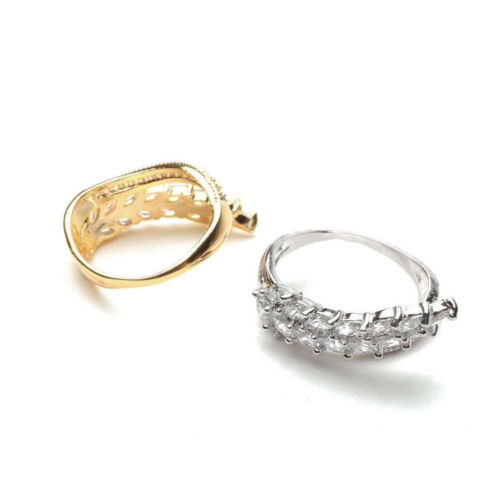 خواتم زركون تري خواتم متوفر 2 لون