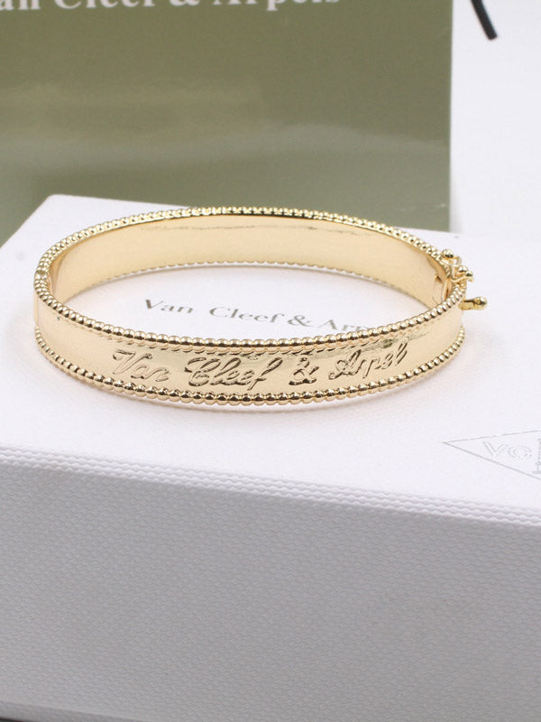 اساور فان كليف اند اربلز لوقو اسواره van cleef ذهبي