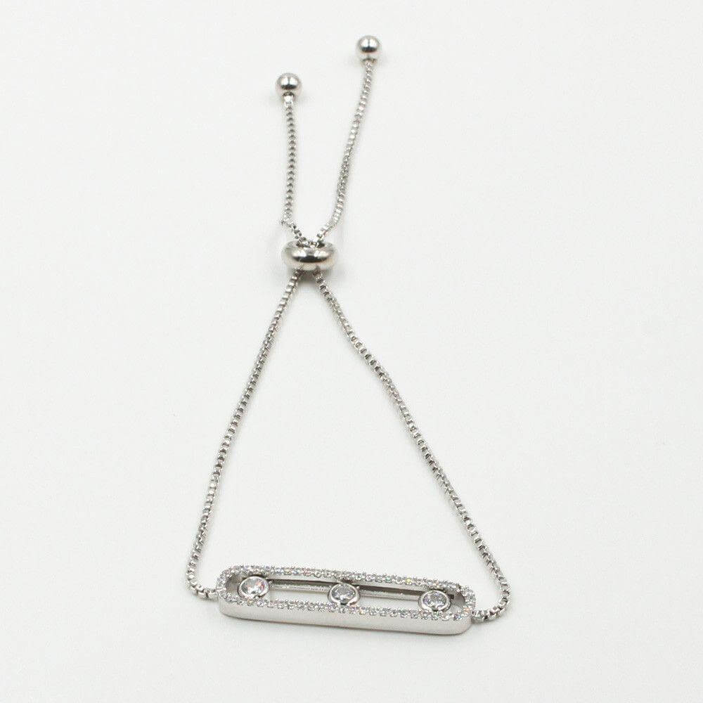 اسواره سحاب ميسيكا فصوص متحركه messika فضي