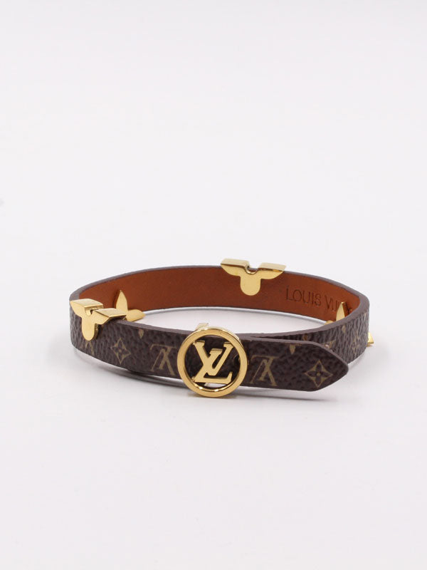 اسوارة لويس فيتون جلد ملتي لوقو اسواره louis vuitton بني
