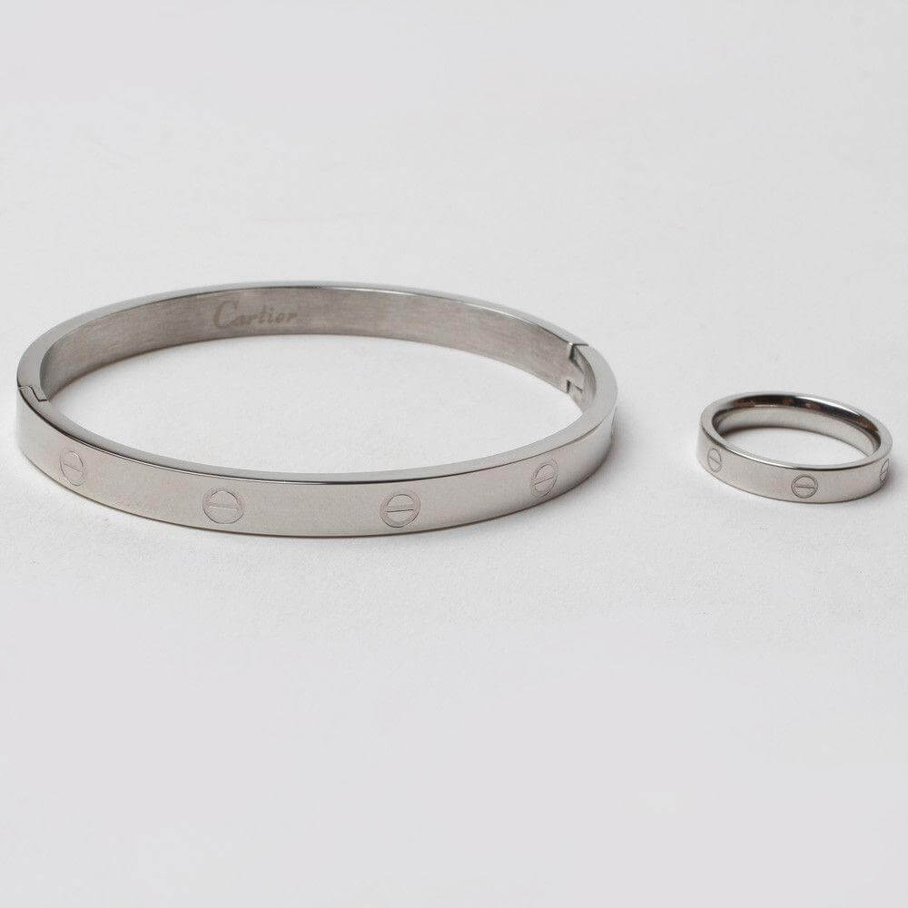 اسواره ماركة كارتير مع خاتم اسواره ماركه CARTIER