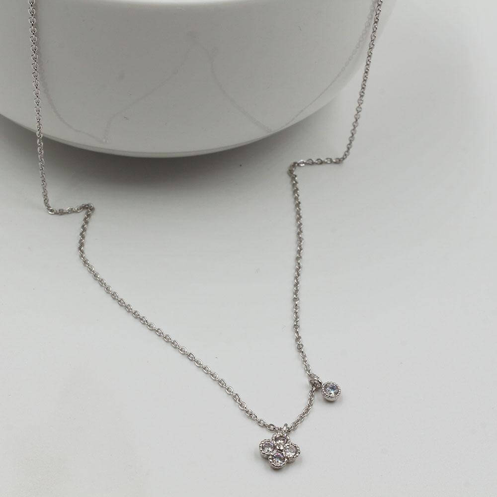 سلسال فان كليف ناعم زركون سلسال متوفر 2 لون فضي