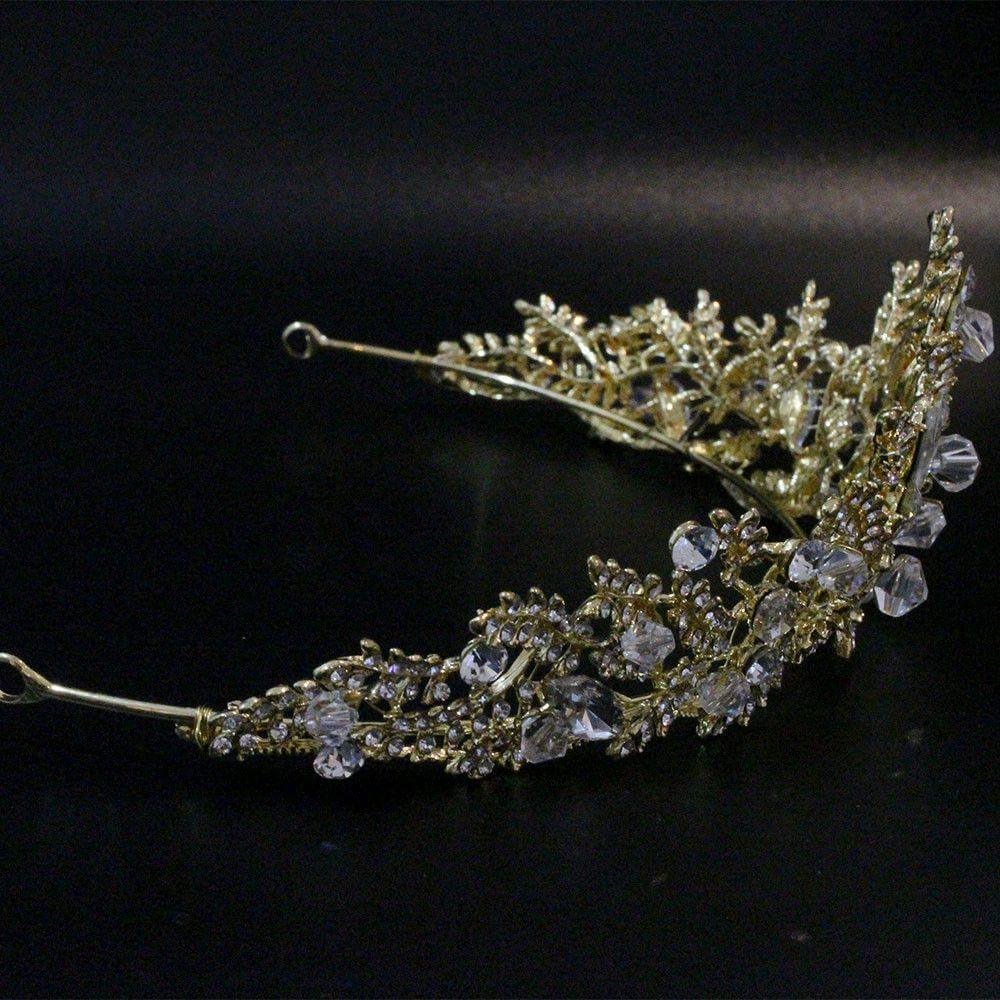 اكسسوار شعر تاج كرستال اكسسوارات شعر متوفر 2 لون