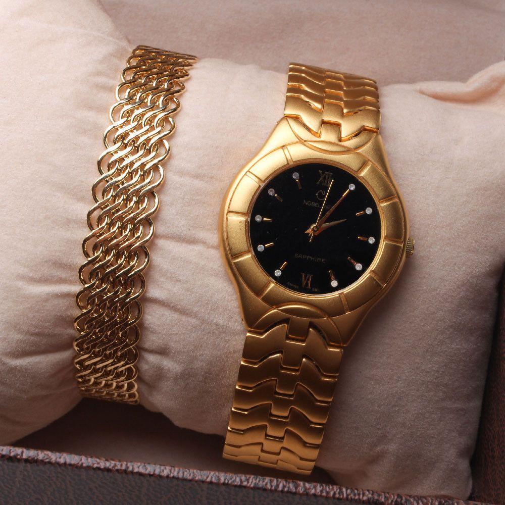 طقم ساعه NOBEL VIEW اطقم ساعات متوفر 2 لون