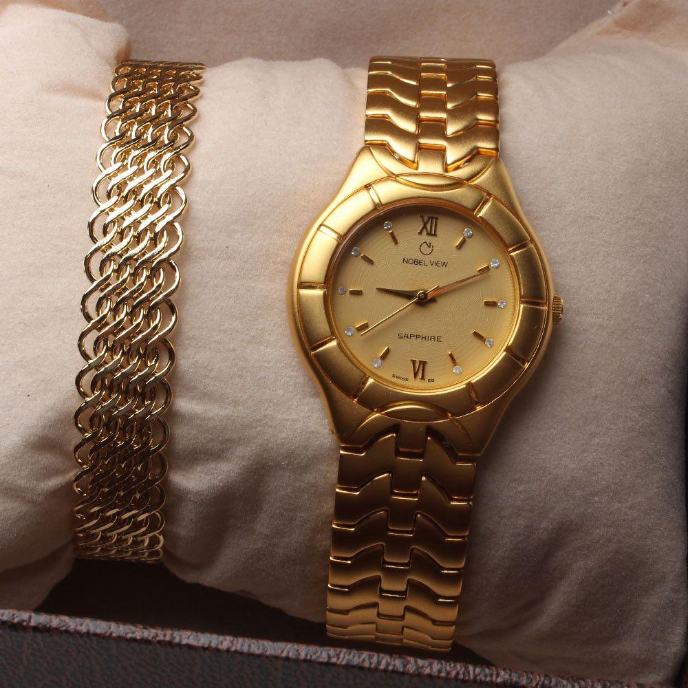 طقم ساعه NOBEL VIEW اطقم ساعات متوفر 2 لون