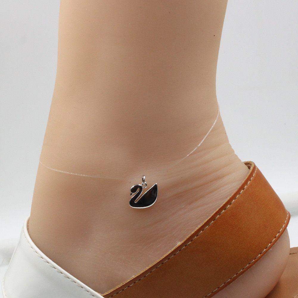 خلخال وزه شفاف خلاخل متوفر 2 لون