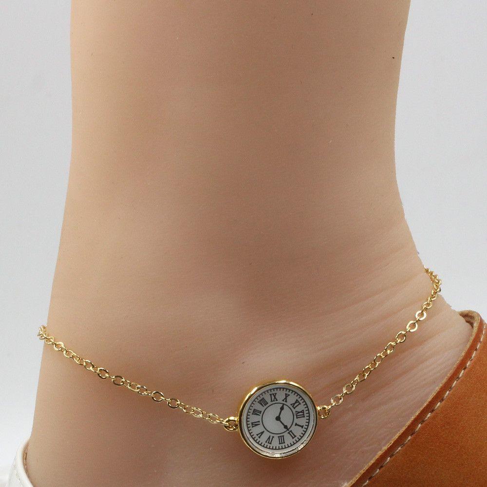 خلخال ساعه حجم وسط خلاخل متوفر 2 لون