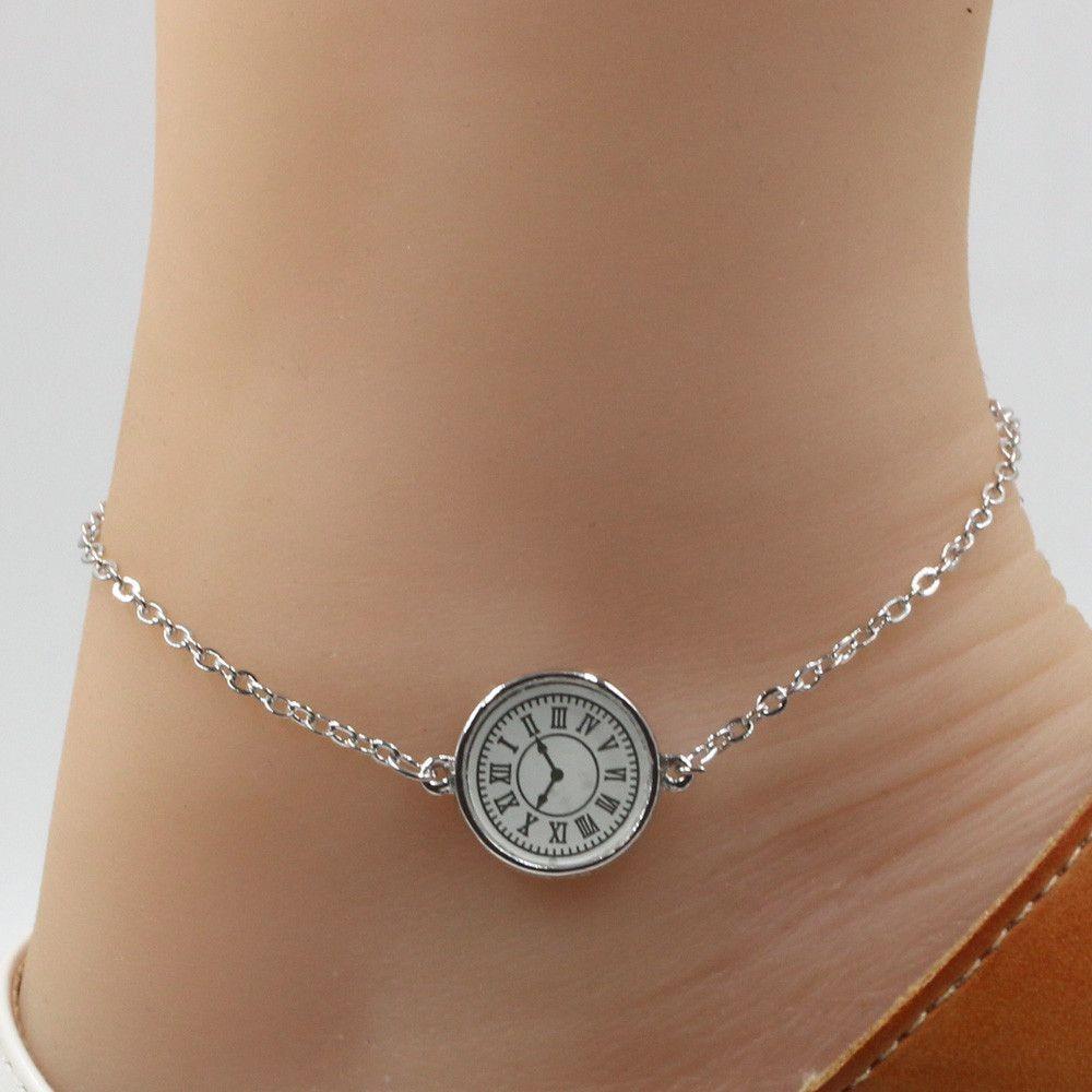 خلخال ساعه حجم وسط خلاخل متوفر 2 لون