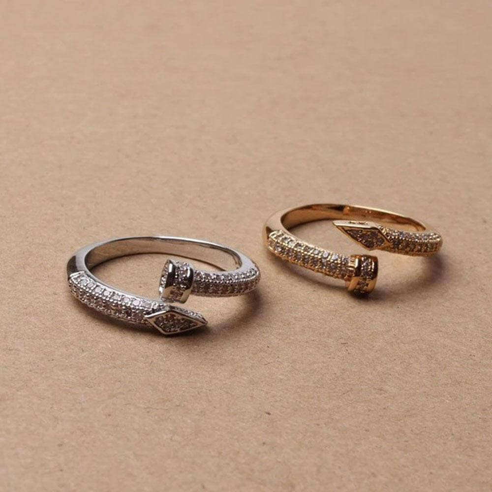 خاتم كارتير مسمار مرصع زركون خواتم CARTIER
