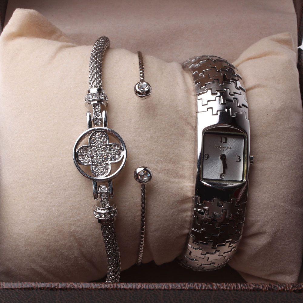 طقم ساعه DAIMOND HILL اطقم ساعات متوفر 1 لون