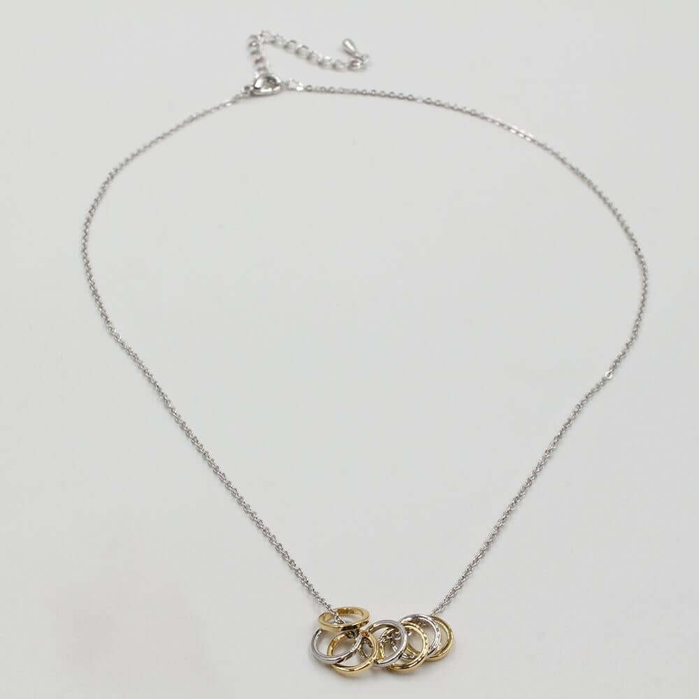 سلسال رينقز سلسال متوفر 2 لون فضي