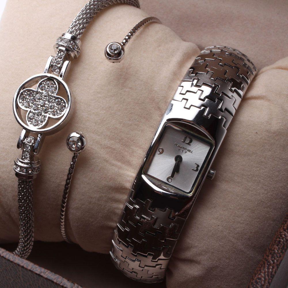 طقم ساعه DAIMOND HILL اطقم ساعات متوفر 1 لون