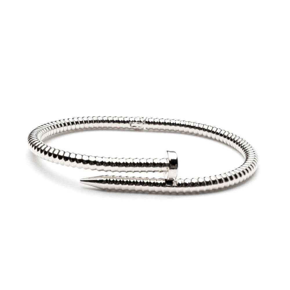 اسواره كارتير مسمار ذهبيه اسواره متوفر 1 لون فضي