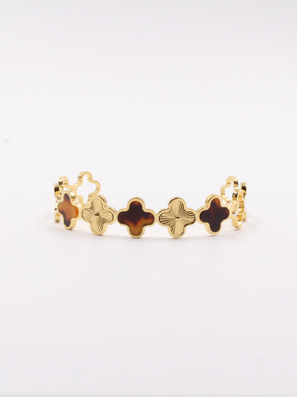 اسوارة فان كليف بانقل ملونه اسواره van cleef بني