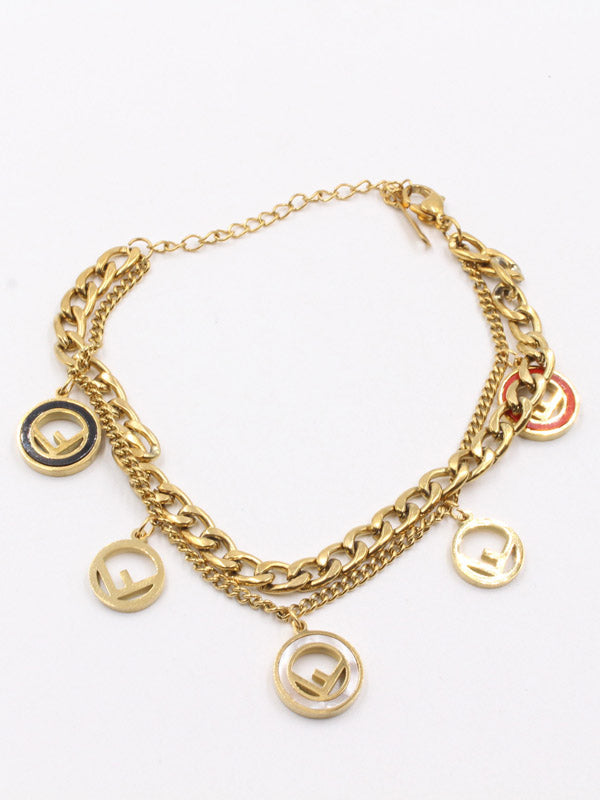 اساور فندي ملتي بندنت اسواره fendi ذهبي