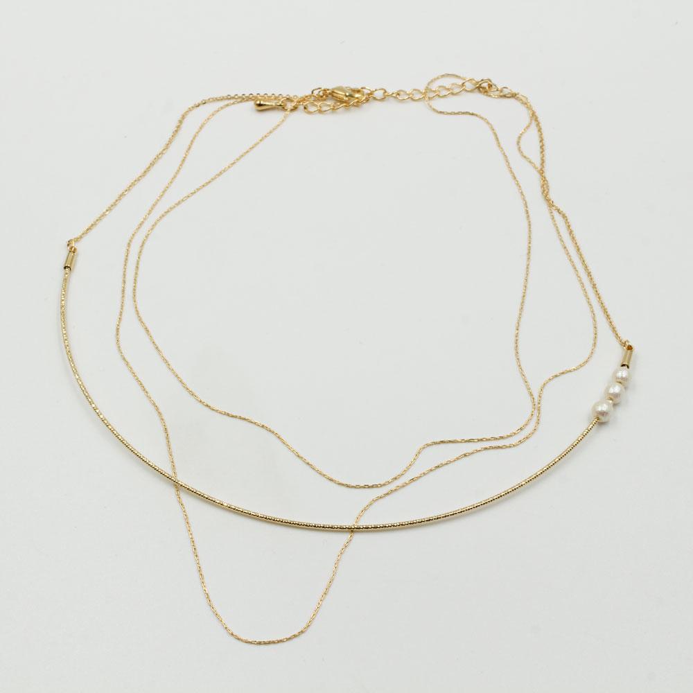 طوق وسلاسل ادوار سلسال متوفر 2 لون ذهبي