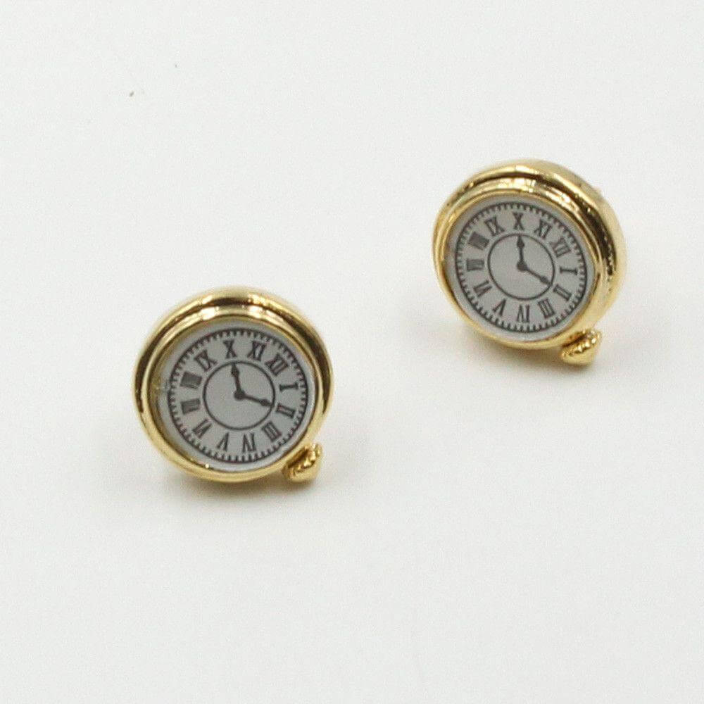 حلق ساعه حلق متوفر 2 لون ذهبي