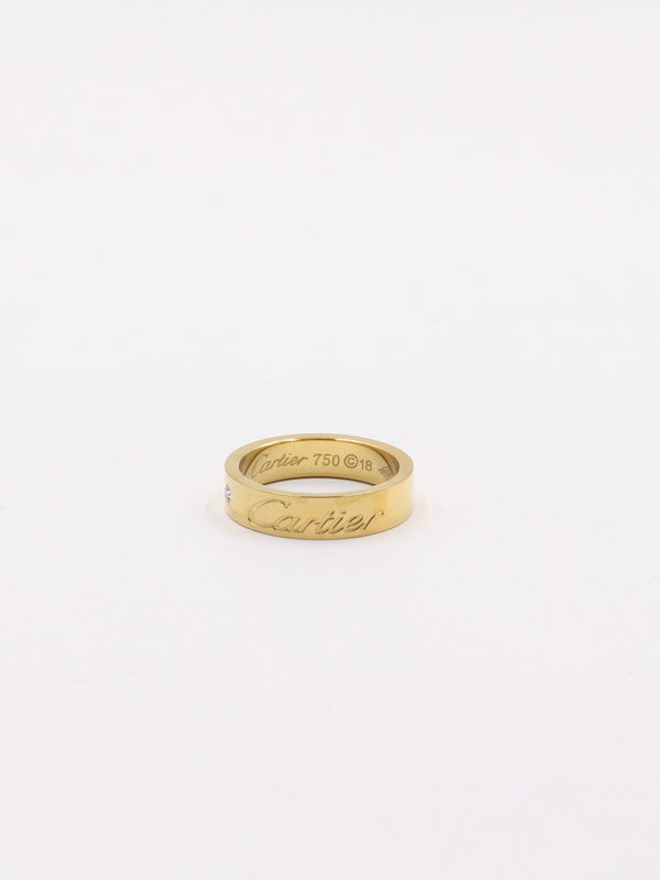 خاتم كارتير لوقو ذهبي 5MM خواتم CARTIER ذهبي 5