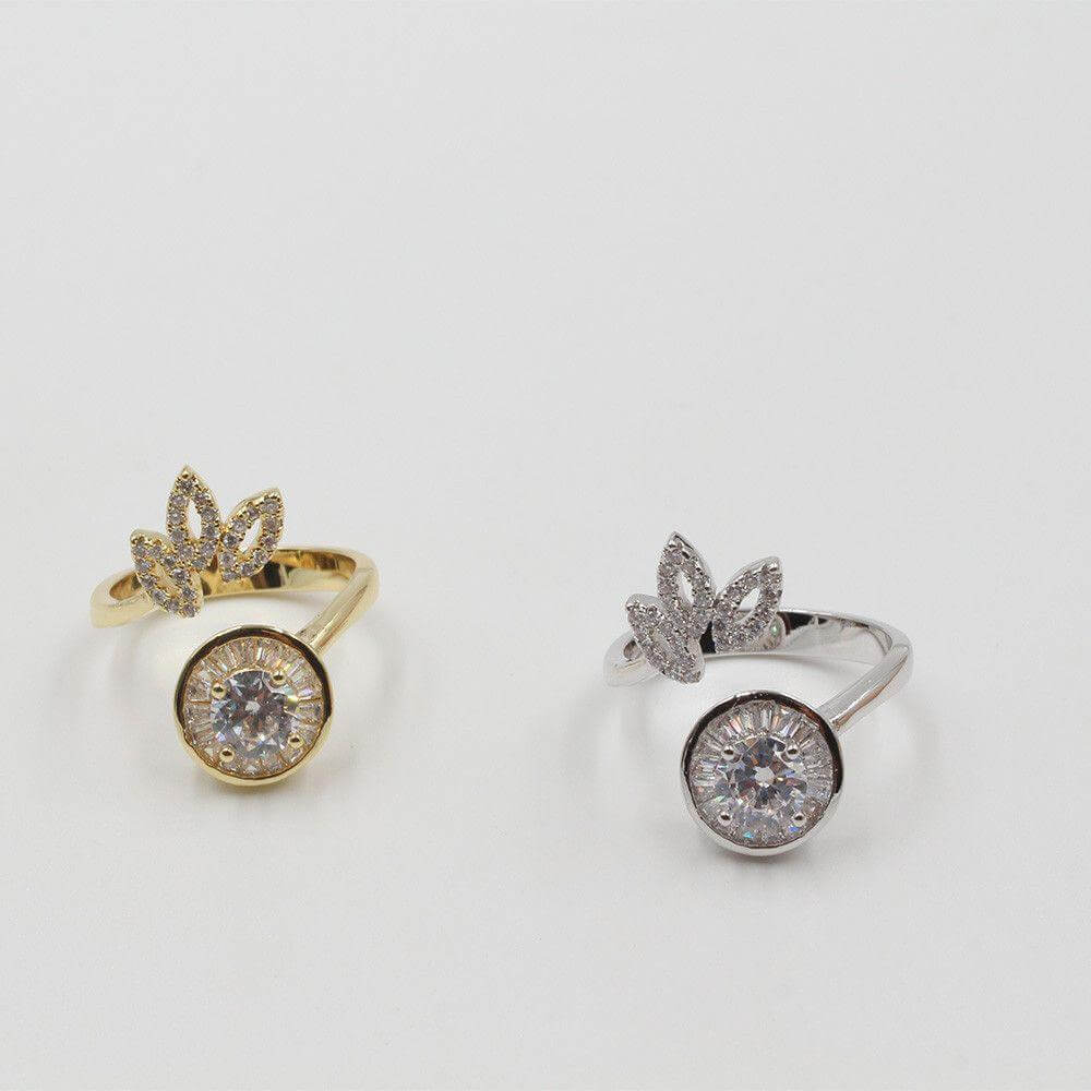 خاتم روزالين زركون خواتم متوفر 2 لون