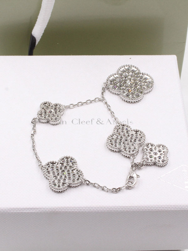 اساور فان كليف ملتي فلاورز سايز اسواره van cleef