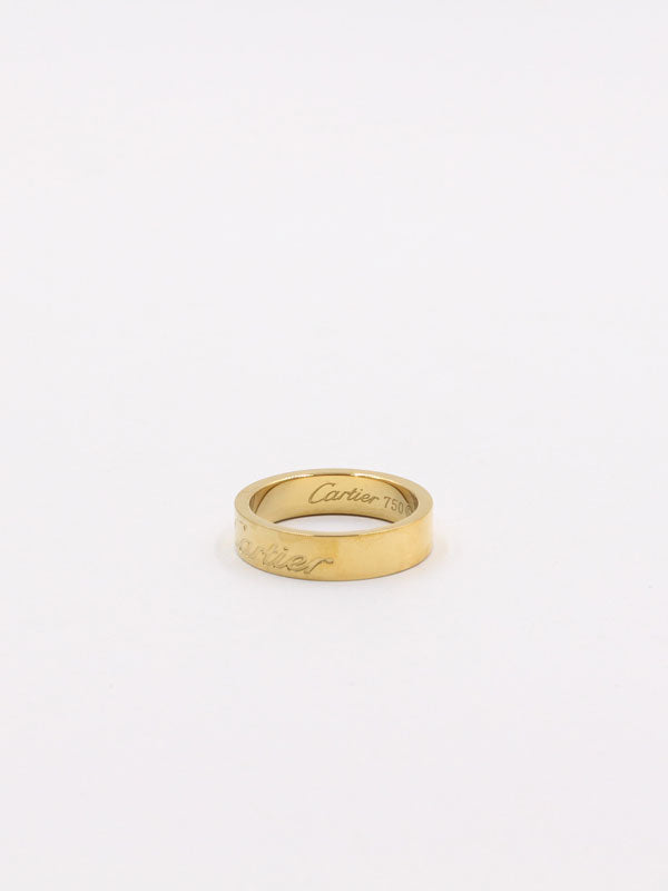 خاتم كارتير لوقو ذهبي 5MM خواتم CARTIER