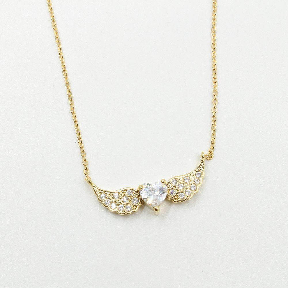 سلسال جناح تيفاني هارت سلسال tiffany ذهبي