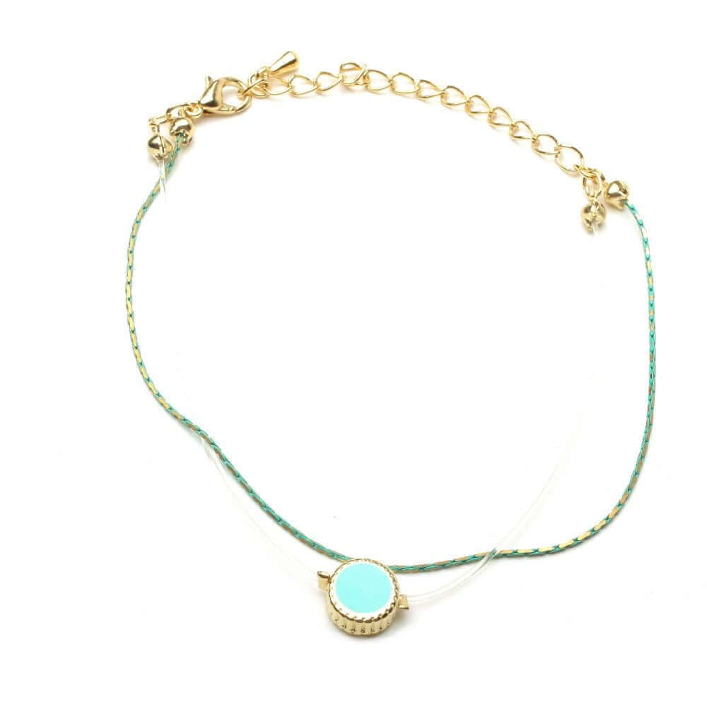 اسواره ناعمه بتعليقه دائريه اسواره متوفر 6 لون تيفاني