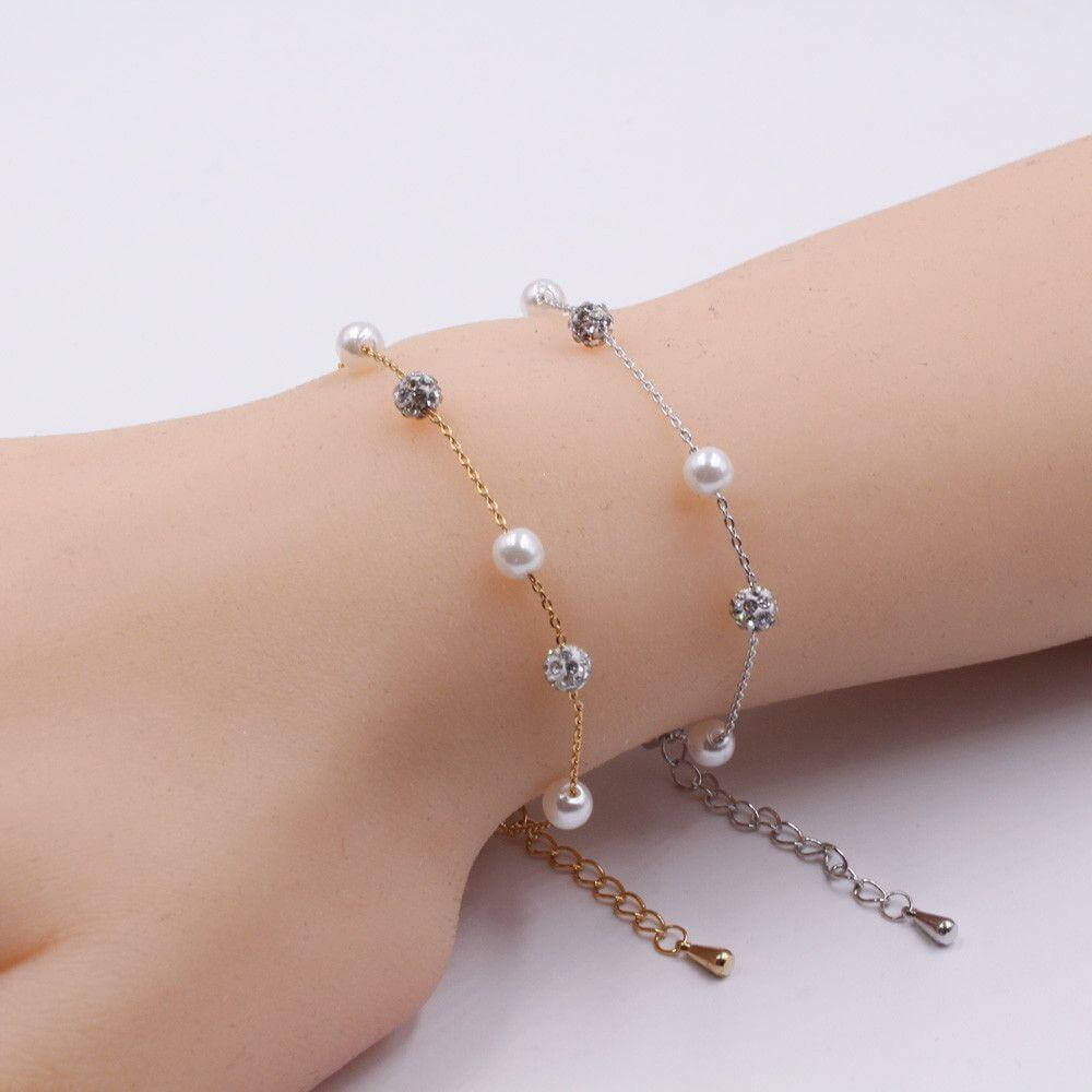 اسواره بولز لولو وكريستال اسواره متوفر 2 لون