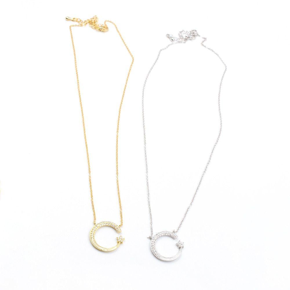 سلسال هلال زركون سلسال متوفر 2 لون