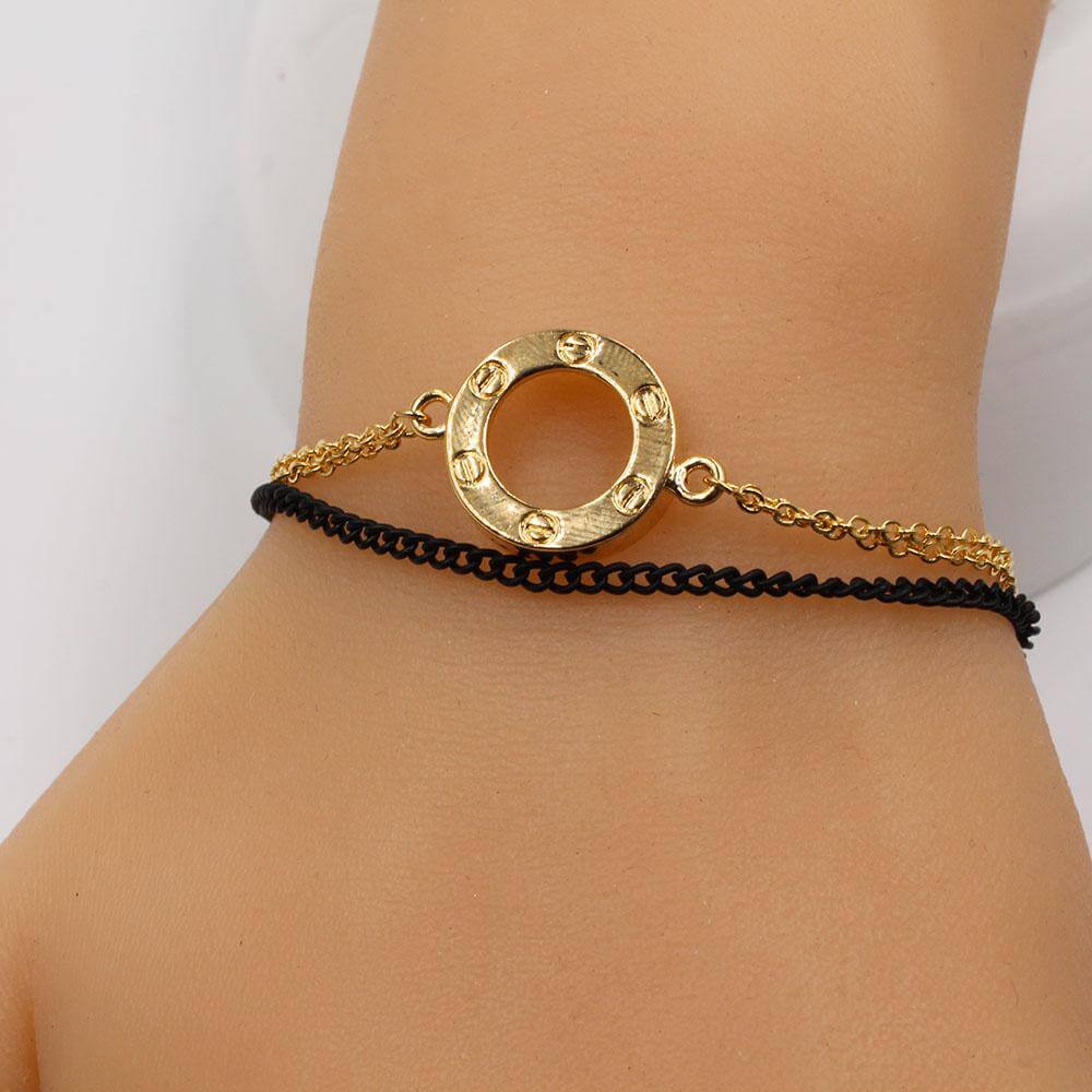 اسواره كارتير مدوره معدنيه اسواره متوفر 2 لون