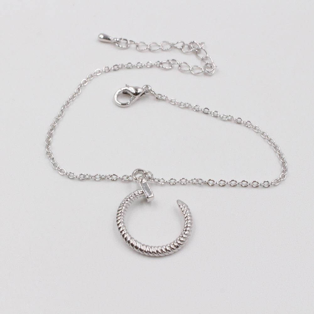 اسواره كارتير مسمار مدور اسواره متوفر 2 لون فضي